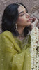 Short video mini reel highlighting silver threadwork and rich green tones of the Zardum embroidered suit from the Khat collection by INEJ.