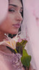 Short video mini reel focusing on keyhole neckline embroidery and soft tones of the pink suit from the Bad-e-Saba collection by INEJ.