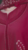 Short video mini reel showcasing silhouette movement and vibrant red hue of the embroidered suit from the Bad-e-Saba collection by INEJ.